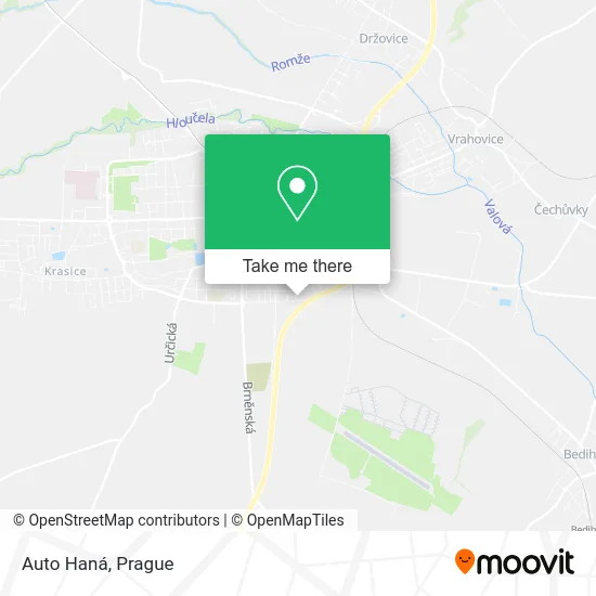 Карта Auto Haná