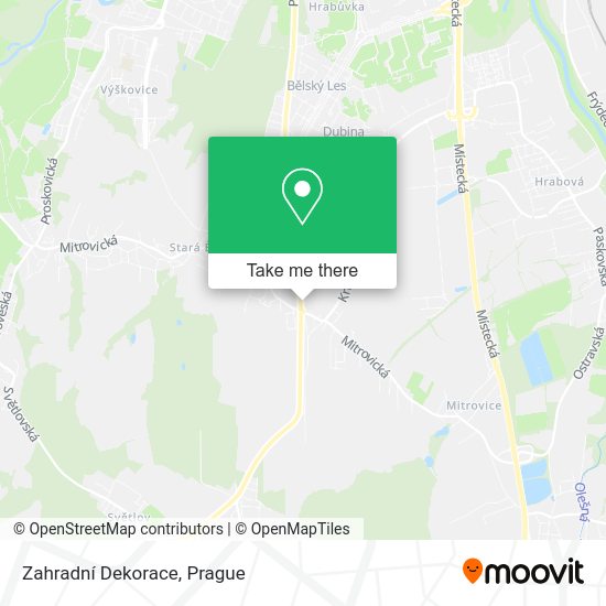 Zahradní Dekorace map