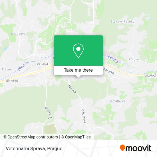 Veterinární Správa map