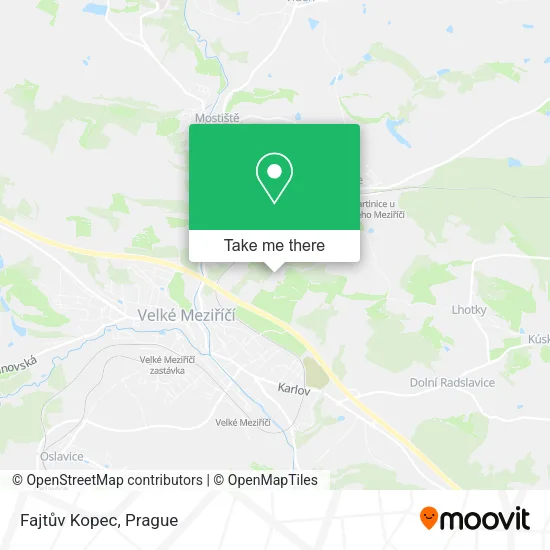 Fajtův Kopec map