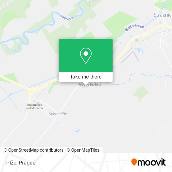 Карта Plže