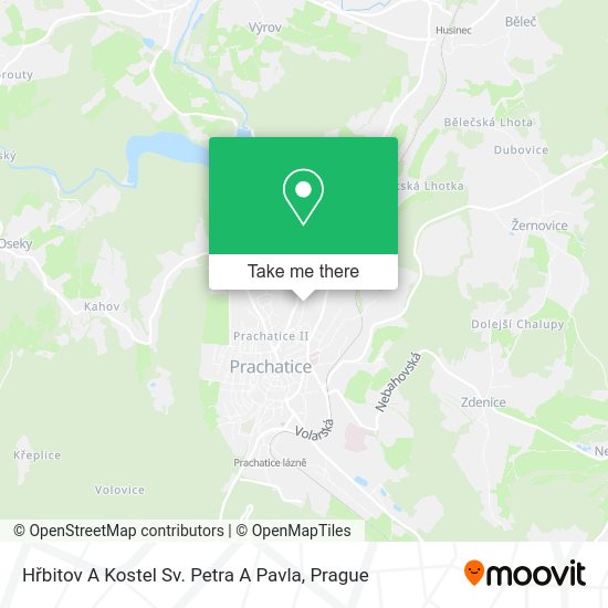 Hřbitov A Kostel Sv. Petra A Pavla map