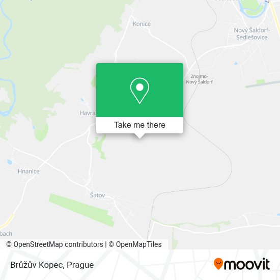 Brůžův Kopec map