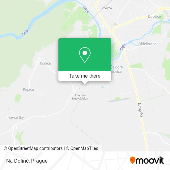 Карта Na Dolině