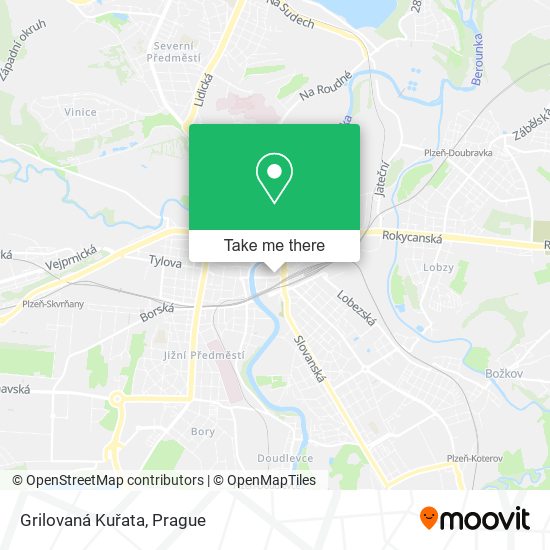 Grilovaná Kuřata map