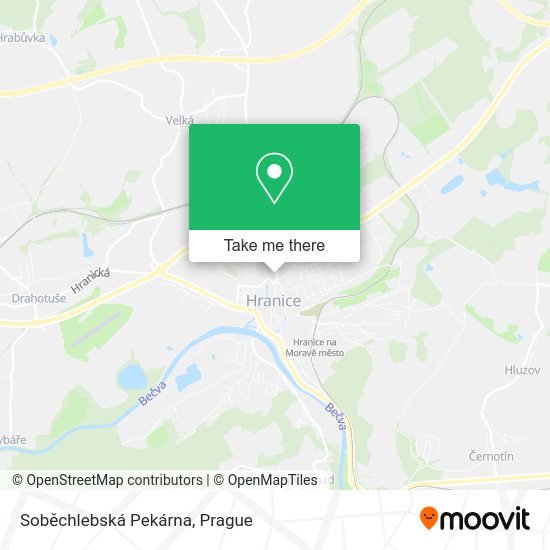 Soběchlebská Pekárna map
