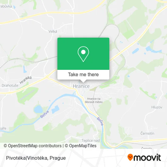 Карта Pivotéka|Vinotéka