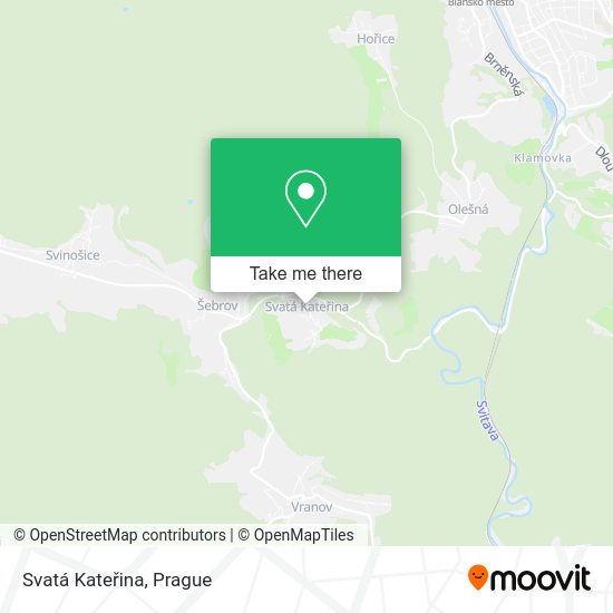 Svatá Kateřina map