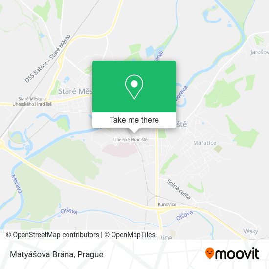 Matyášova Brána map