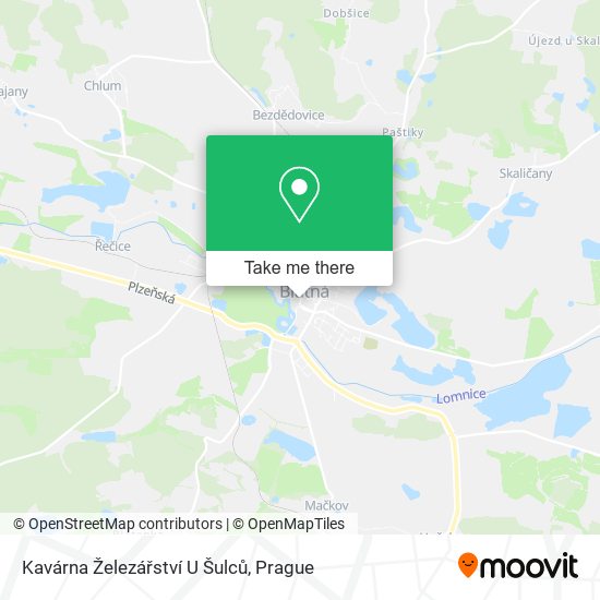 Kavárna Železářství U Šulců map