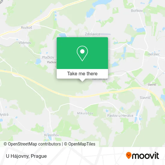 Карта U Hájovny