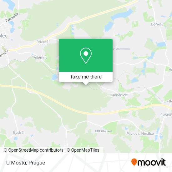 Карта U Mostu