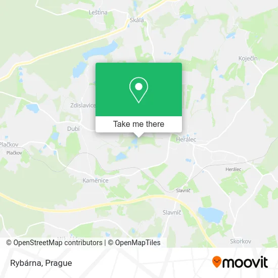 Карта Rybárna