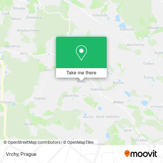 Карта Vrchy