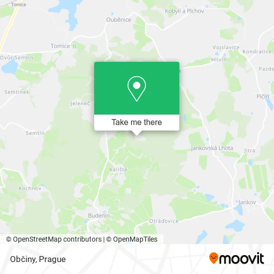 Карта Občiny