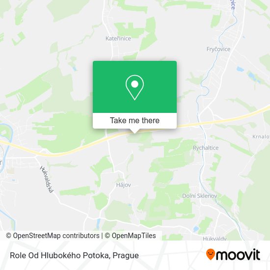 Role Od Hlubokého Potoka map