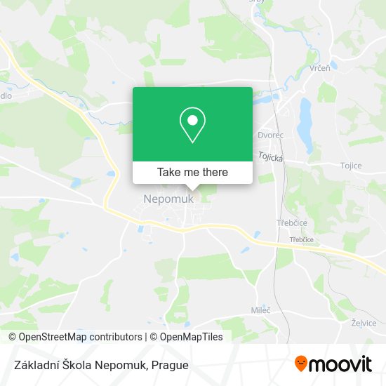 Základní Škola Nepomuk map