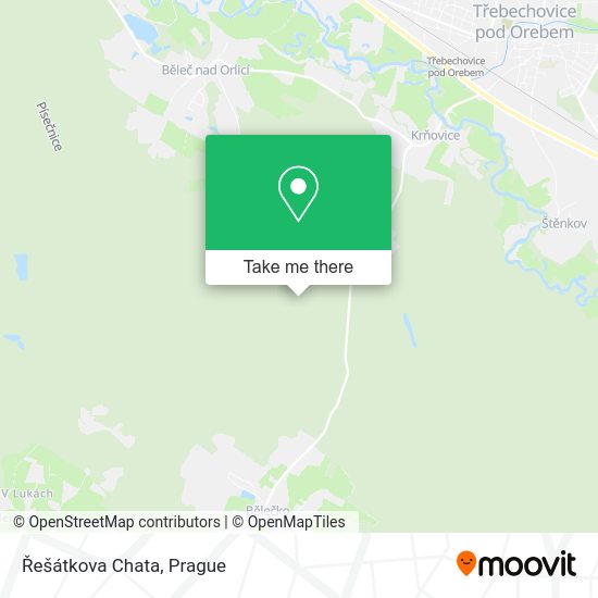 Řešátkova Chata map