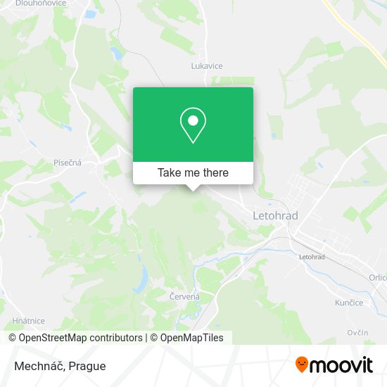 Карта Mechnáč