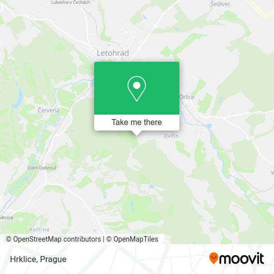 Карта Hrklice