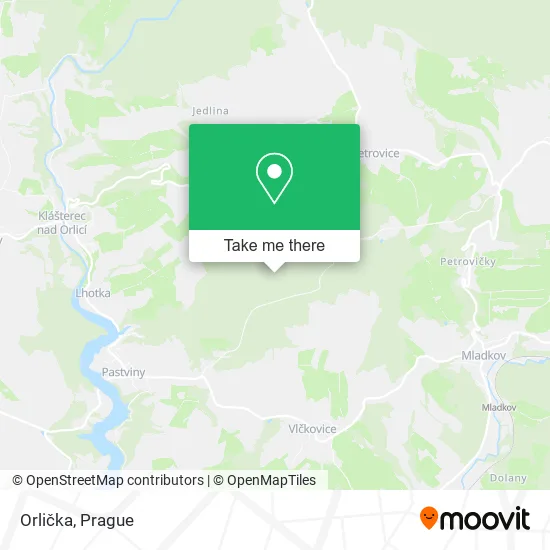 Карта Orlička