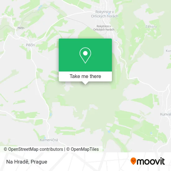 Карта Na Hradě