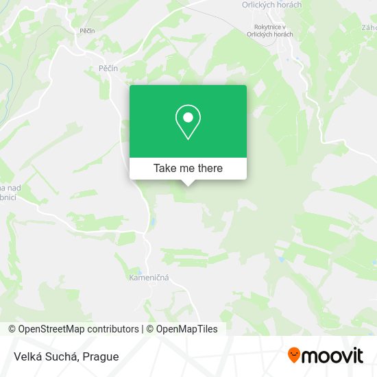 Карта Velká Suchá