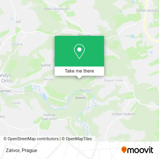 Карта Zátvor
