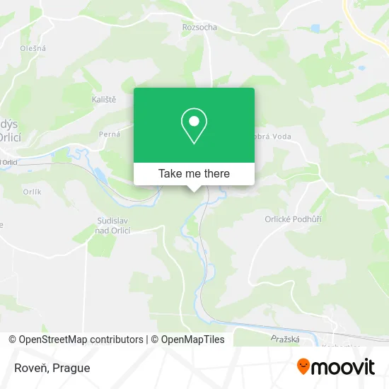 Roveň map