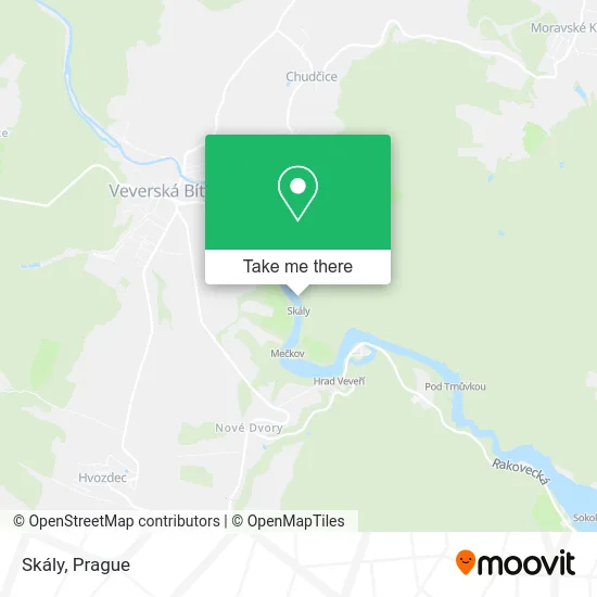 Карта Skály