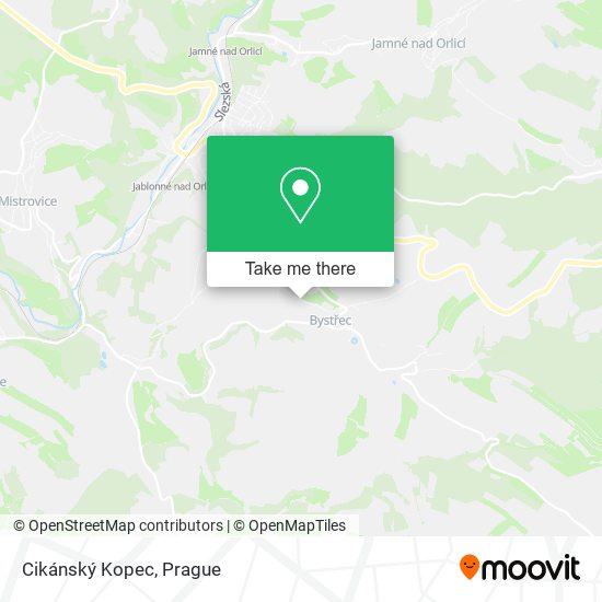 Cikánský Kopec map