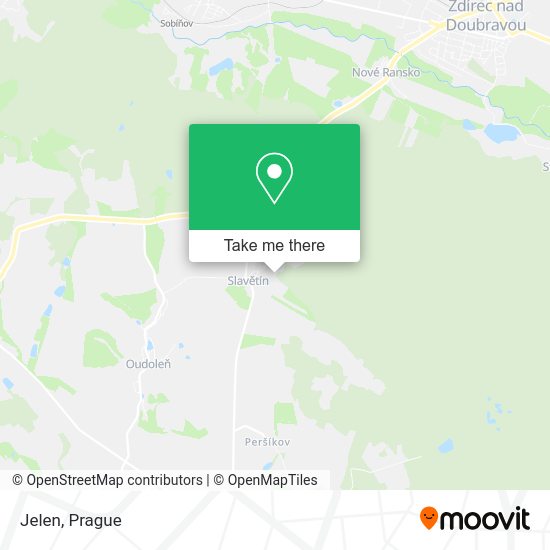 Карта Jelen