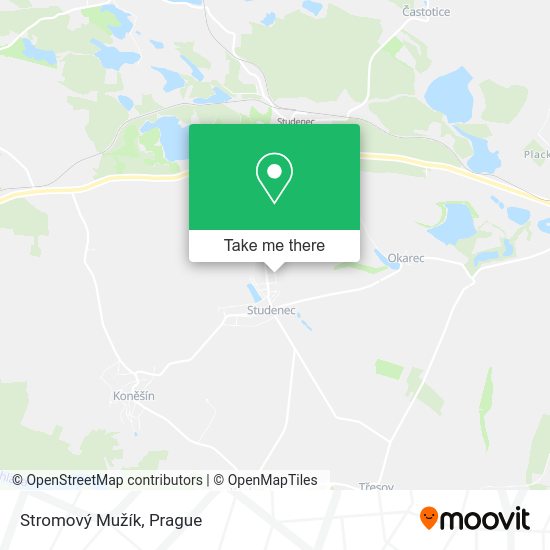 Stromový Mužík map