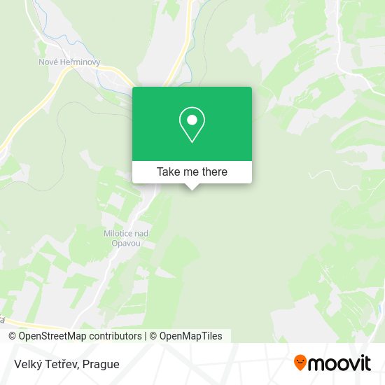 Velký Tetřev map