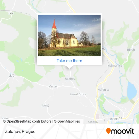 Карта Zaloňov