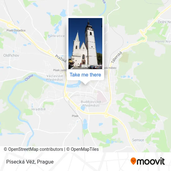 Карта Písecká Věž