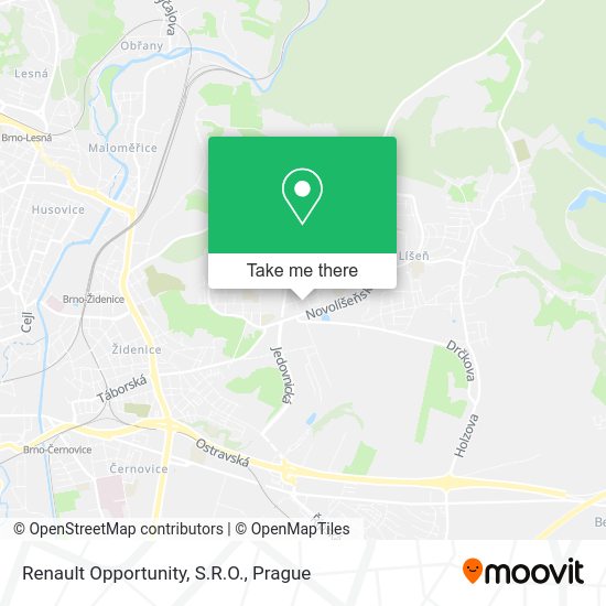 Renault Opportunity, S.R.O. map