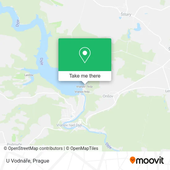 Карта U Vodnáře