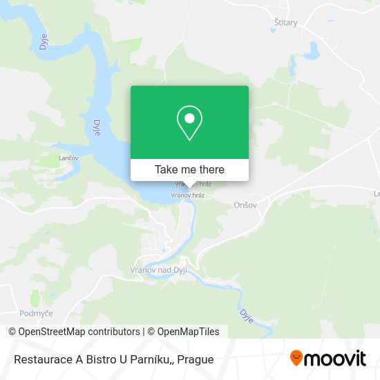 Restaurace A Bistro U Parníku, map