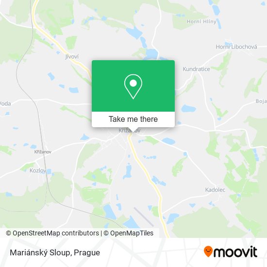 Mariánský Sloup map