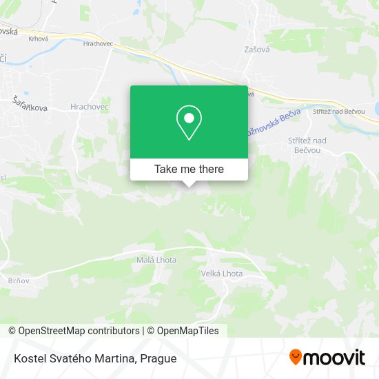 Kostel Svatého Martina map