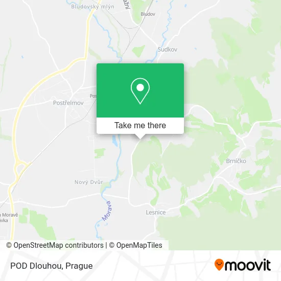 Карта POD Dlouhou