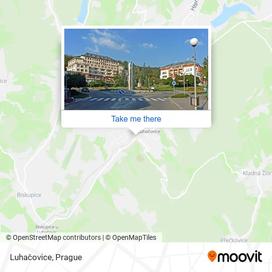 Карта Luhačovice
