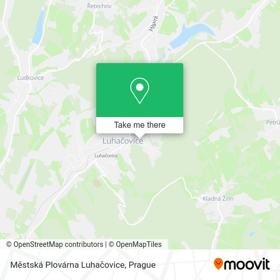Městská Plovárna Luhačovice map