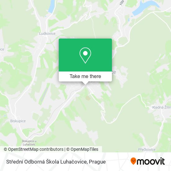 Střední Odborná Škola Luhačovice map