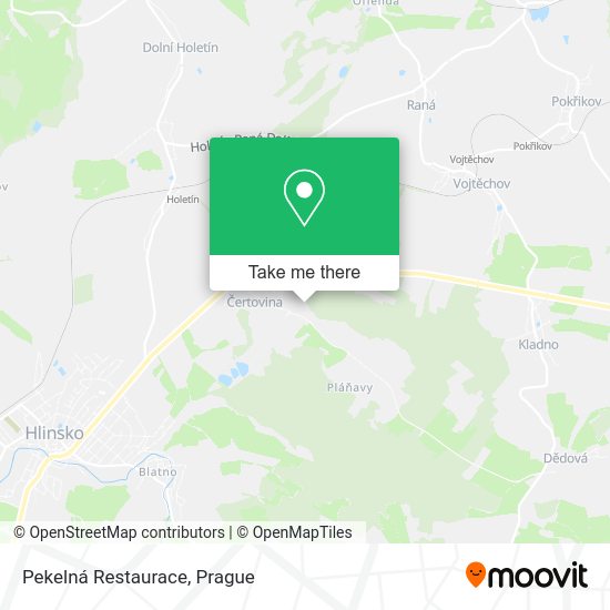 Карта Pekelná Restaurace