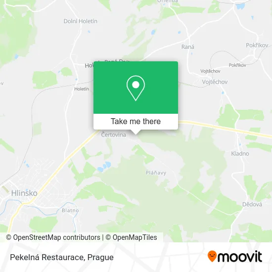 Карта Pekelná Restaurace