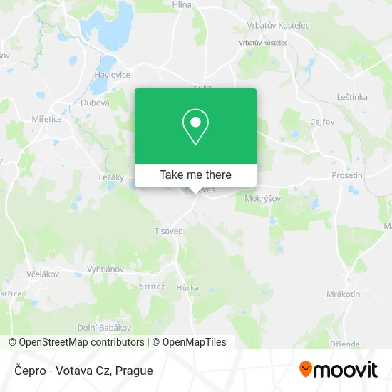Карта Čepro - Votava Cz