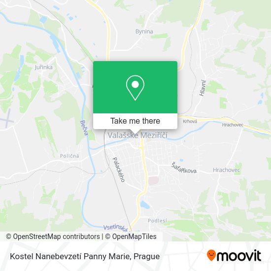 Kostel Nanebevzetí Panny Marie map