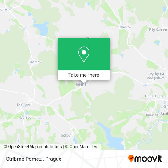 Stříbrné Pomezí map
